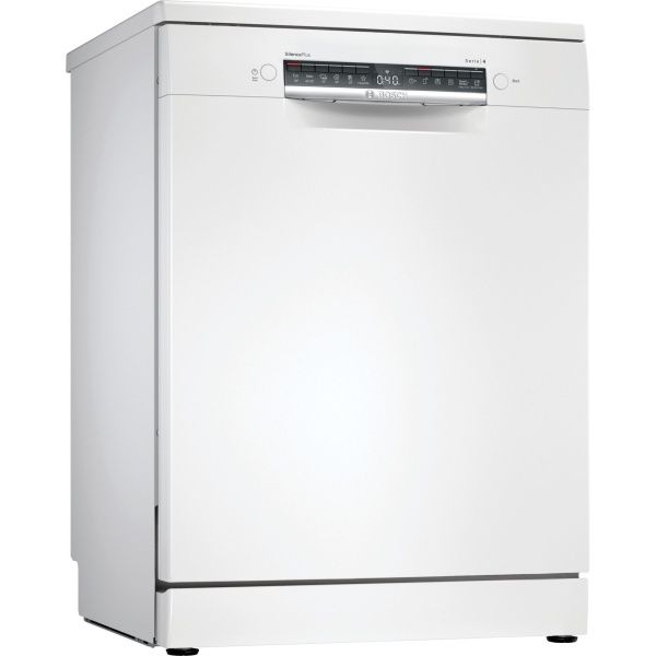 Lavavajillas de libre instalación Bosch SMS4EMW06E , 60 cm , Blanco