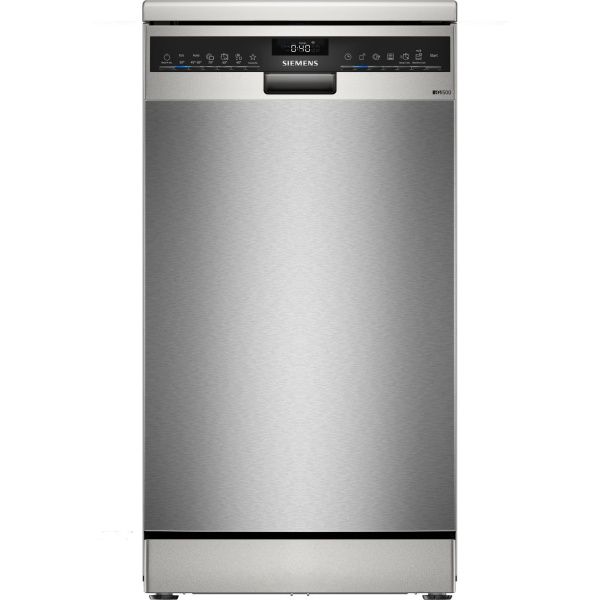 Lavavajillas Siemens SR25YI04ME ,iQ500, 45 cm, Acero inoxidable