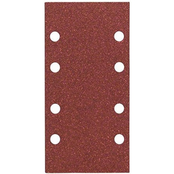 Lija 80x133mm con fijación rápida 120gr. 10unds