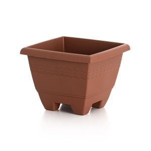 Maceta cuadrada gardenia 12L 32x32x25cm
