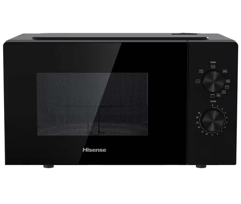 Microondas de libre instalación Hisense H20MOBP1G , 44 x 26 cm , Negro