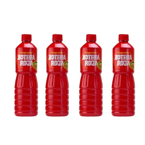 PACK 4 Fregasuelos Botella Roja