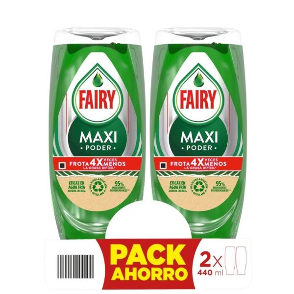 Pack Ahorro Lavavajillas Maxi Poder Duplo Fairy