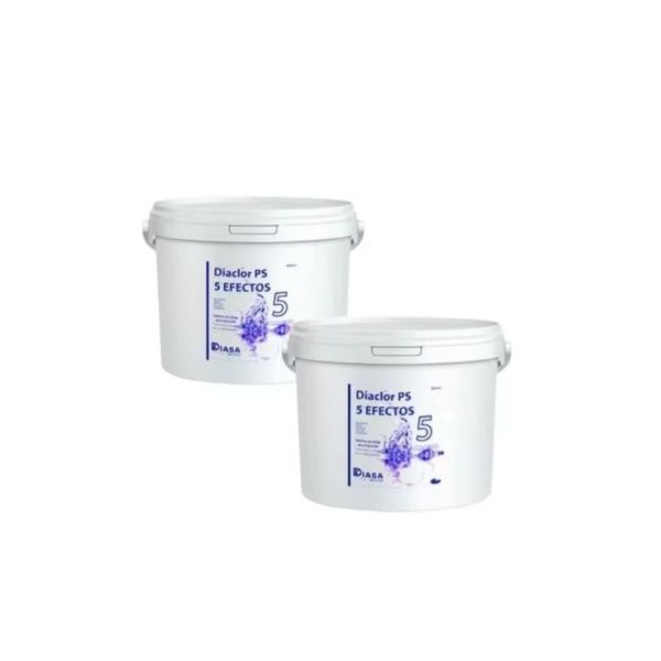 Pack de 2 - Cloro diaclor PS 5 Acciones 5 kg Diasa