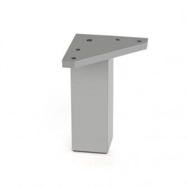 Pata mesa aluminio mate ABS NESU
