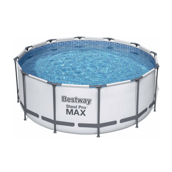 Piscina desmontable -56420 Round Steel Pro Max (366X122 cm) Con depuradora de cartucho- Bestway