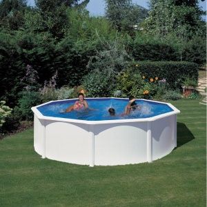 Piscina Fidjii Redonda 460x120 En Blanco