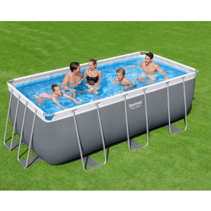 Piscina Power Steel 412x20x122cm con depuradora de cartucho-Bestway