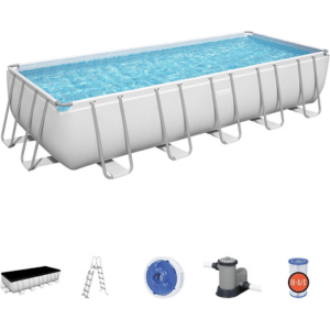 Piscina Power Steel Rectangular 640x274x132CM