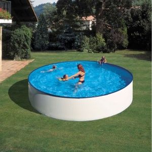 Piscina Redonda Con Pared De Acero 300x900