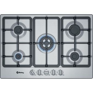 Placa de gas Balay 3ETX576HB , 75 cm , Acero