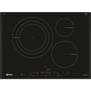 Placa de inducción Balay 3EB977LV , 70 cm , Negro
