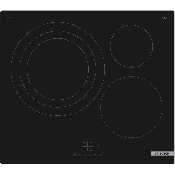Placa de inducción Bosch PID61RBB5E , 60 cm , Negro , sin perfiles