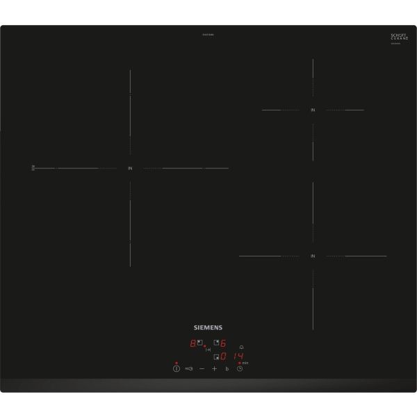Placa De Inducción Siemens iQ100 EH631BJB6E 60 cm Negro