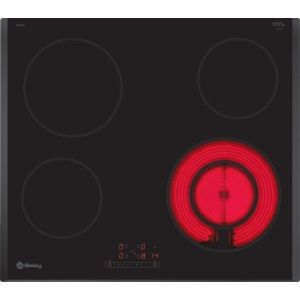 Placa vitrocerámica Balay 3EB721LR , 60 cm , Negro