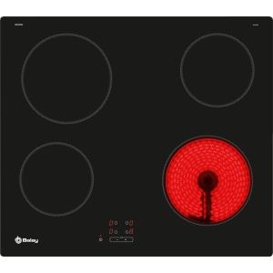 Placa vitrocerámica Balay 3EB761EN , 60 cm , Negro