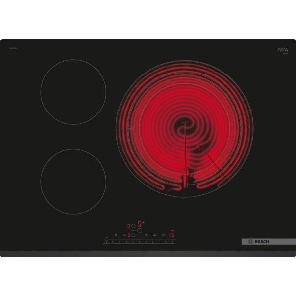 Placa vitrocerámica Bosch PKD731FP8E , 70 cm , Negro , sin perfiles