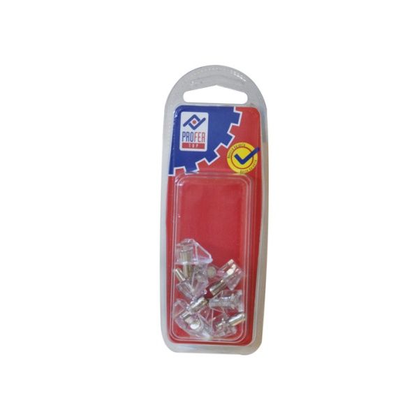 Portaestante transparente 8pz profer top 5 mm