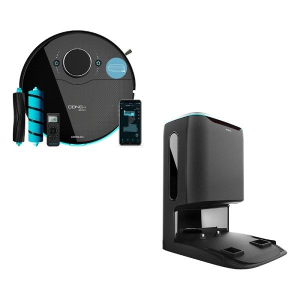 Robot aspirador conga 8090 ultra + Base autovaciado 10000 Home Cecotec