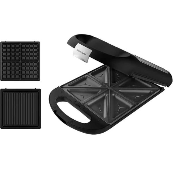 Sandwichera Cecotec Rock'nToast Family 3in1