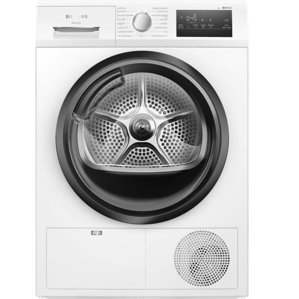Secadora Siemens WT43HV91ES con bomba de calor, iQ300, 8 kg