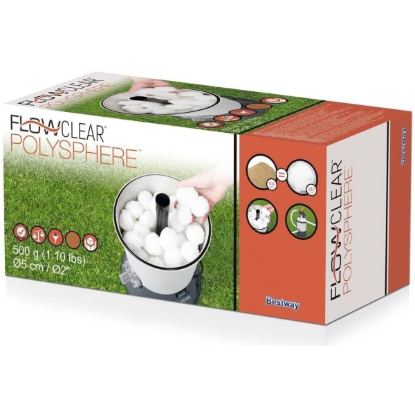 Set de Polysphere para Filtración de 500gr Para la Piscina