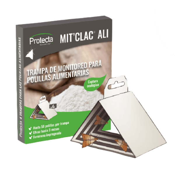 Trampa para Polillas de Alimentos 4 Ud - Mit’clac -Protecta