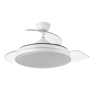 Ventilador aspas desplegables Escorpion 59w Blanco