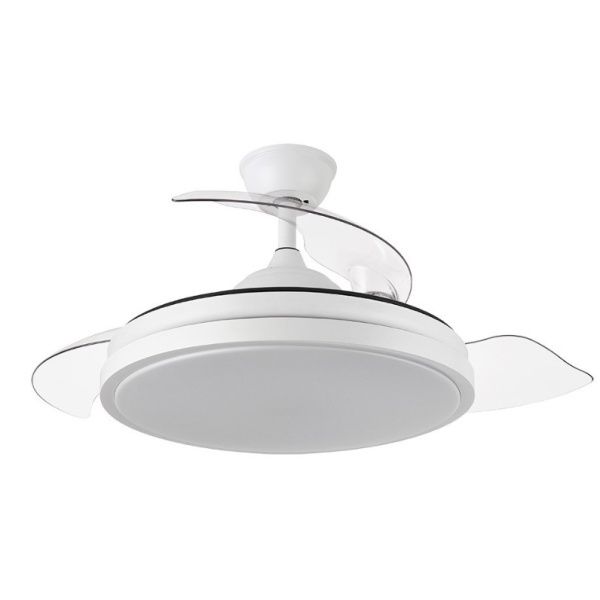 Ventilador aspas desplegables Escorpion 59w Blanco