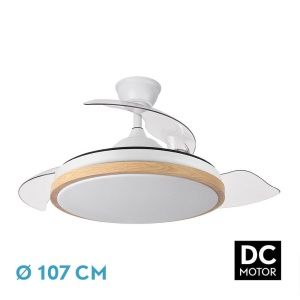 Ventilador DC Evros 72W 6120LM Blanco