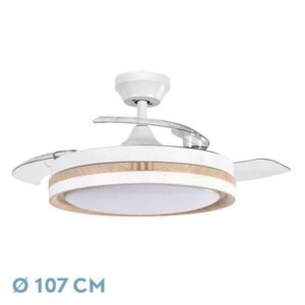 Ventilador DC VIPER Blanco 72W