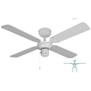 Ventilador de techo modelo Báltico 50W 102cm Blanco 65M3/MIN