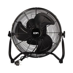 Ventilador industrial de suelo oscilante 70W Ø45 x 55cm Negro
