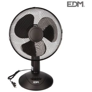 Ventilador sobremesa negro 45W