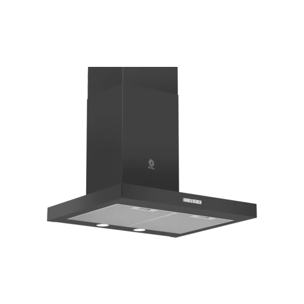 Campana decorativa de pared box Balay 3BC065MN, 60 cm, Negro