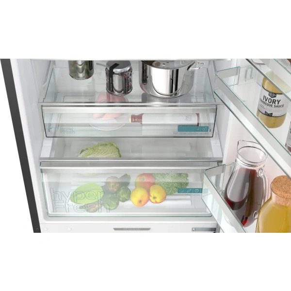 Frigorífico combinado Siemens Acero negro KG49N4XAF - Imagen 6