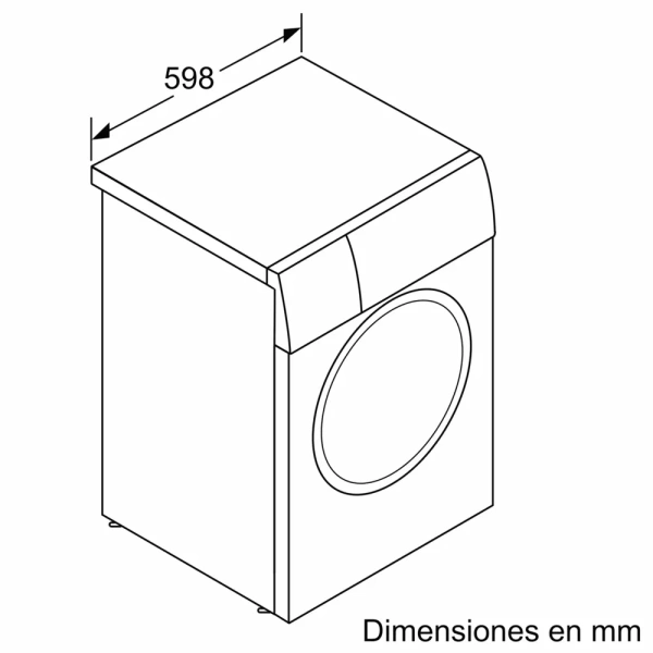 Lavadora Siemens frontal iQ700 10 kg 1400 r.p.m. WG54B2A1ES - Imagen 8