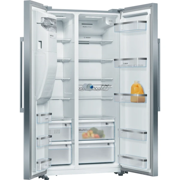 Bosch-Frigorífico americano, 178.7 x 90.8 cm, Acero antihuellas, Total NoFrost,Serie 6, KAD93AIEP - Imagen 13