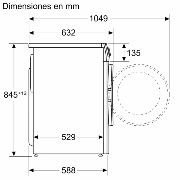 Lavadora Siemens carga frontal 10 kg 1400 r.p.m. Acero mate antihuellas WG54G2ZPES - Imagen 10