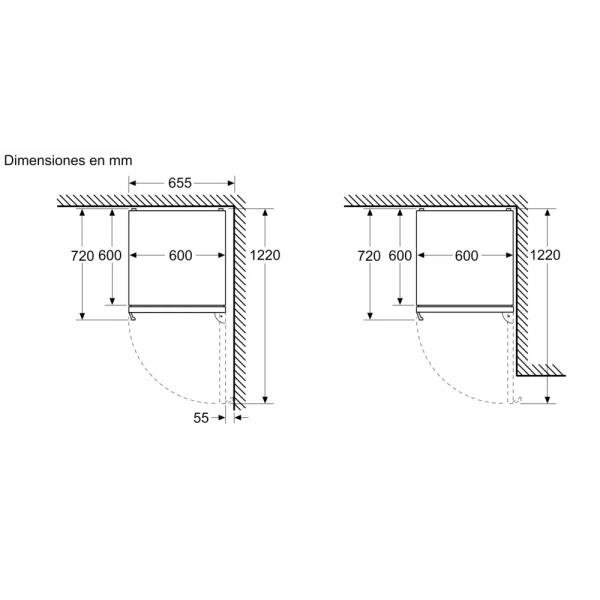 Bosch-Frigorífico combinado de libre instalación, 203 x 60 cm, Acero antihuellas, Total NoFrost,Serie 6, KGN39AIAU - Imagen 4