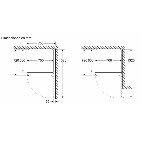 Bosch-Frigorífico combinado de libre instalación, 203 x 70 cm, Acero antracita, Green Collection, Total NoFrost,Serie 4, KGN49OCAF - Imagen 4
