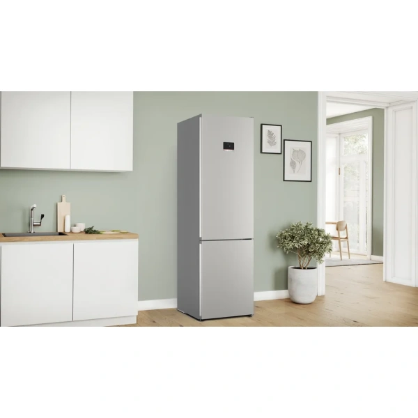 Bosch- Frigorífico combinado de libre instalación, 203 x 60 cm, Acero antihuellas, Total NoFrost,Serie 6,KGN394ICF - Imagen 8