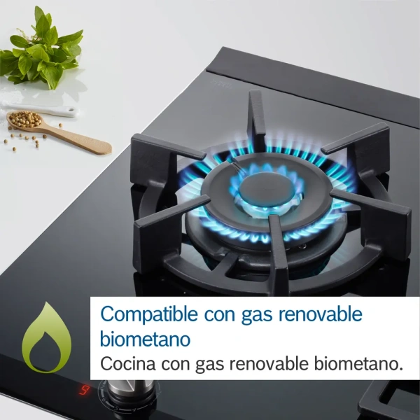 Bosch- Placa de gas, 60 cm, Acero,Serie 4,PGC6B5B90 - Imagen 5