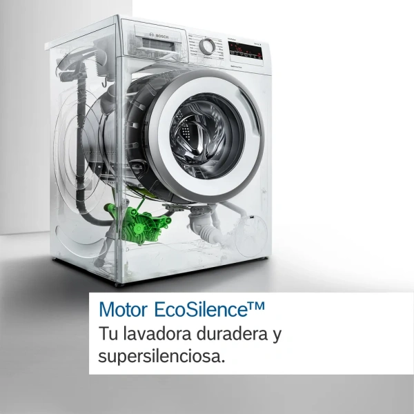 Bosch-Lavadora de carga frontal, 8 kg, 1400 r.p.m., Blanco,Serie 2, WGE03400EP - Imagen 7