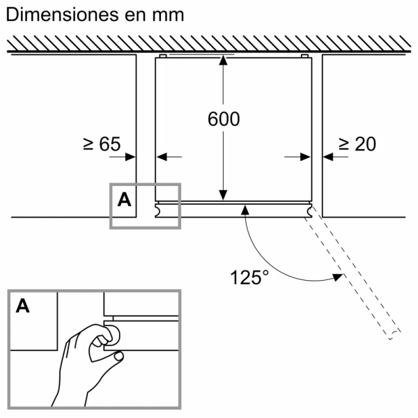 Bosch-Frigorífico combinado de libre instalación, 203 x 60 cm, Acero antihuellas, Total NoFrost,Serie 4, KGN392I1F - Imagen 2