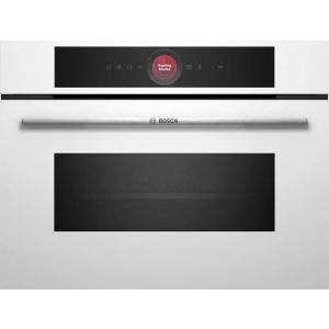 Bosch- Horno compacto con microondas, 60 x 45 cm, Blanco,Serie 8,CMG7241W1