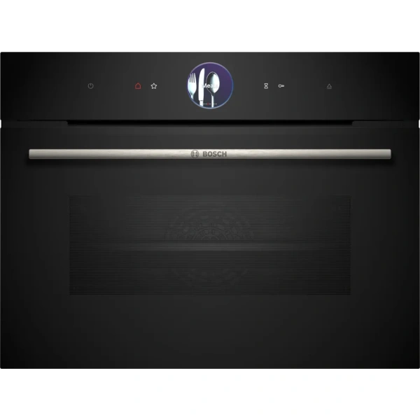 Bosch-Horno compacto con vapor, 60 x 45 cm, Negro,Serie 8, CSG7361B1