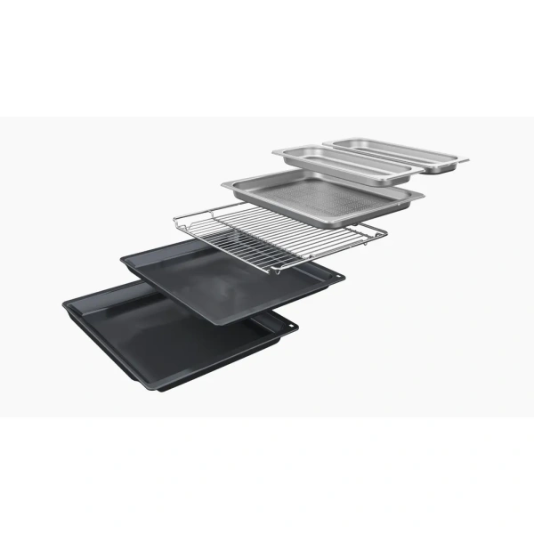 Horno Siemens con vapor 60 x 60 cm Negro iQ700 HS736G3B1 - Imagen 8