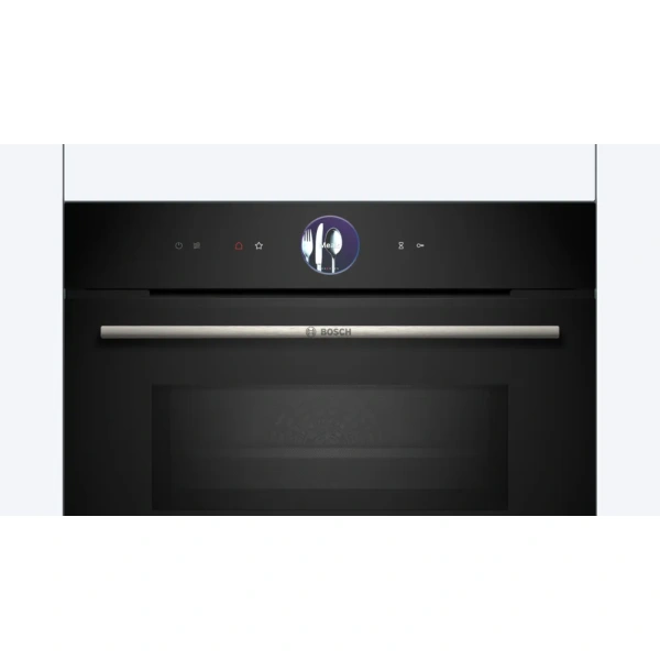 Bosch-Horno compacto con microondas, 60 x 45 cm, Negro,Serie 8, CMG7761B1