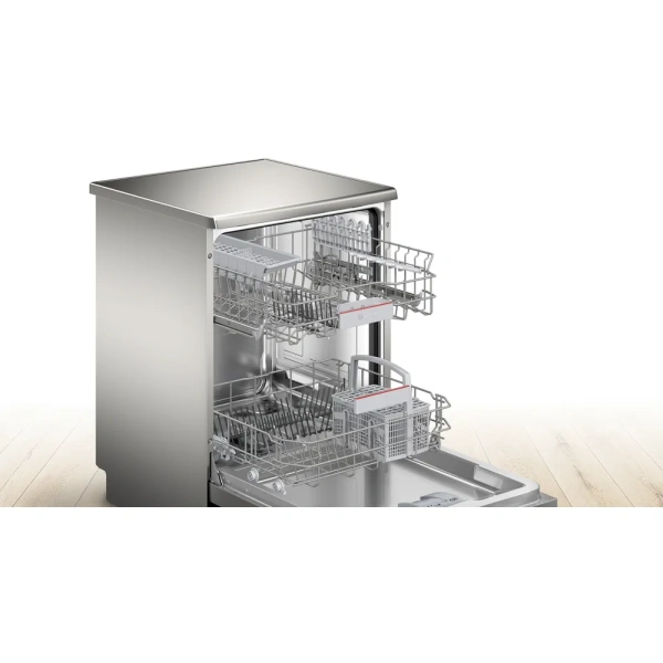 Bosch- Lavavajillas de libre instalación, 60 cm, Acero antihuellas,Serie 4,SMS4EKI06E - Imagen 6